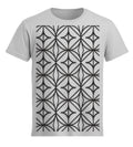 Abstract Geometric Line Print T-Shirt | Contemporary Unisex Tee