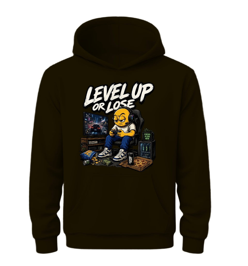 🎮 LEVEL UP OR LOSE™ Premium Gamer Hoodie

Built for gamers. Made for winners.