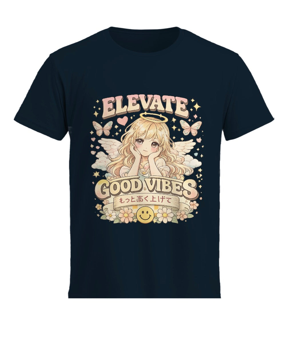 ✨ Elevate Good Vibes Women’s Graphic T-Shirt