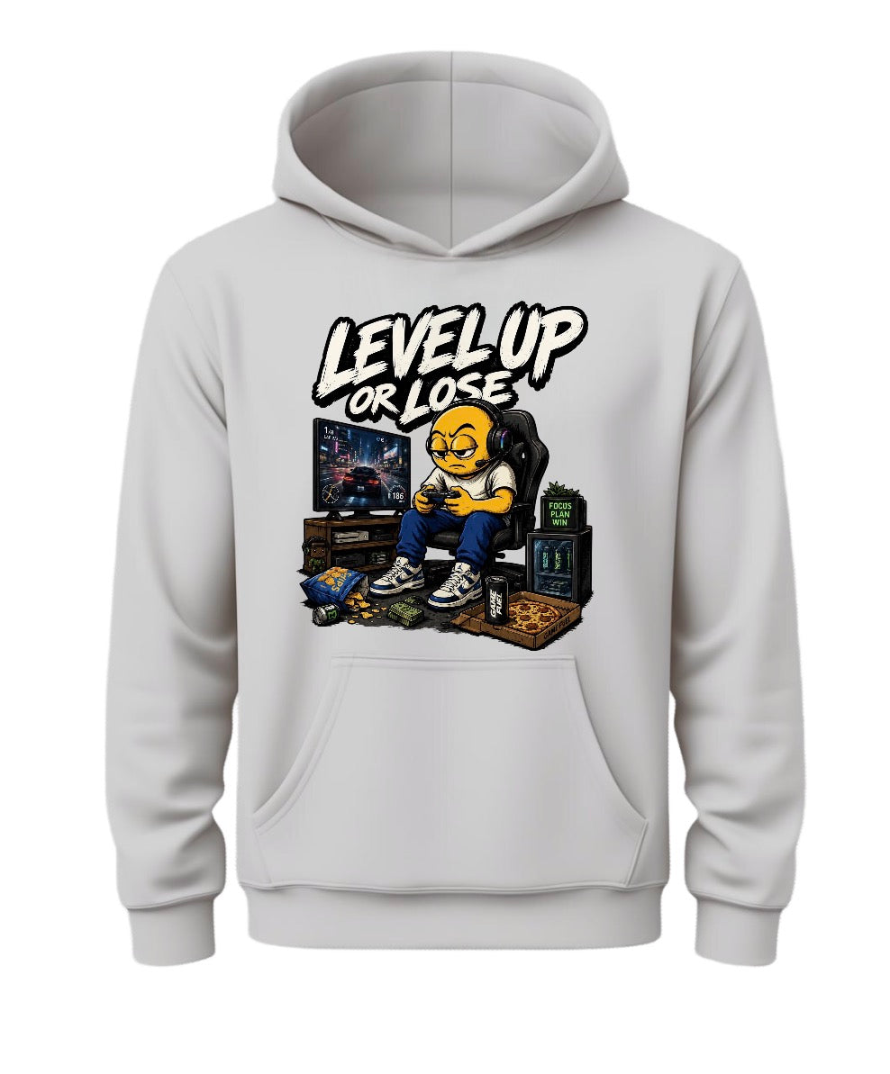 🎮 LEVEL UP OR LOSE™ Premium Gamer Hoodie

Built for gamers. Made for winners.
