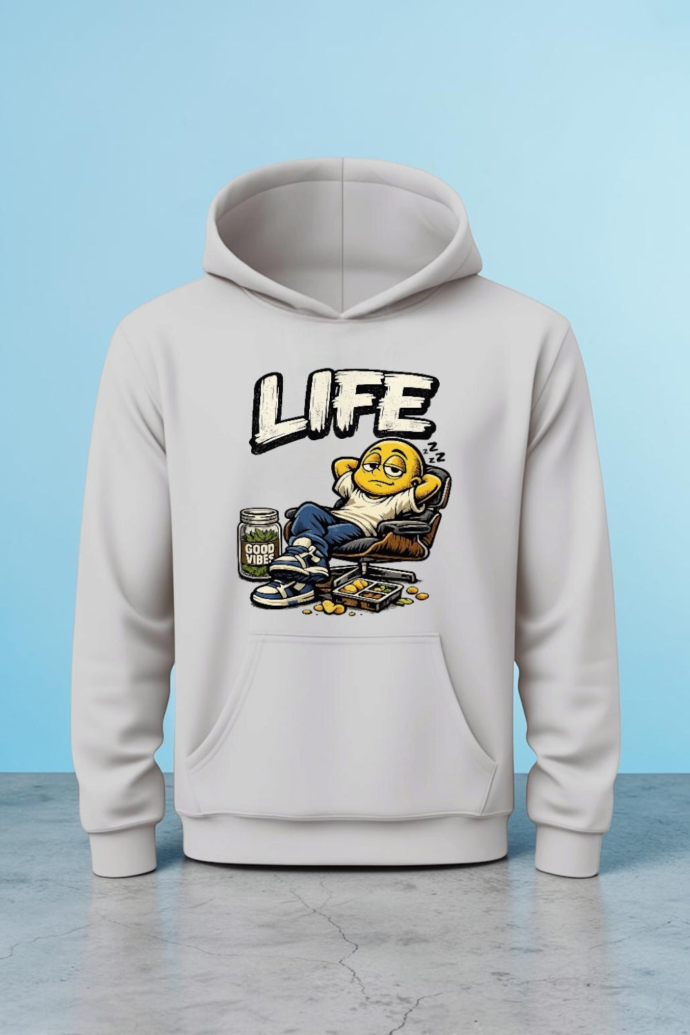 LIFE Graphic Hoodie | Premium Streetwear Pullover Hoodie