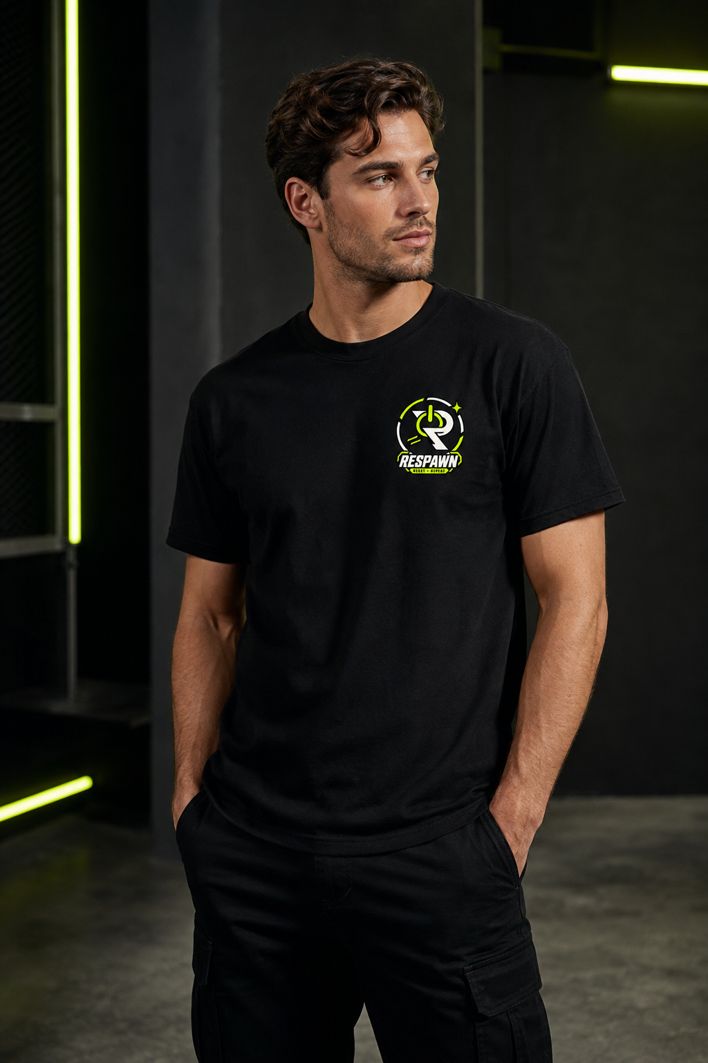 Respawn Reset Repeat Gaming T-Shirt – Premium Gamer Streetwear Tee