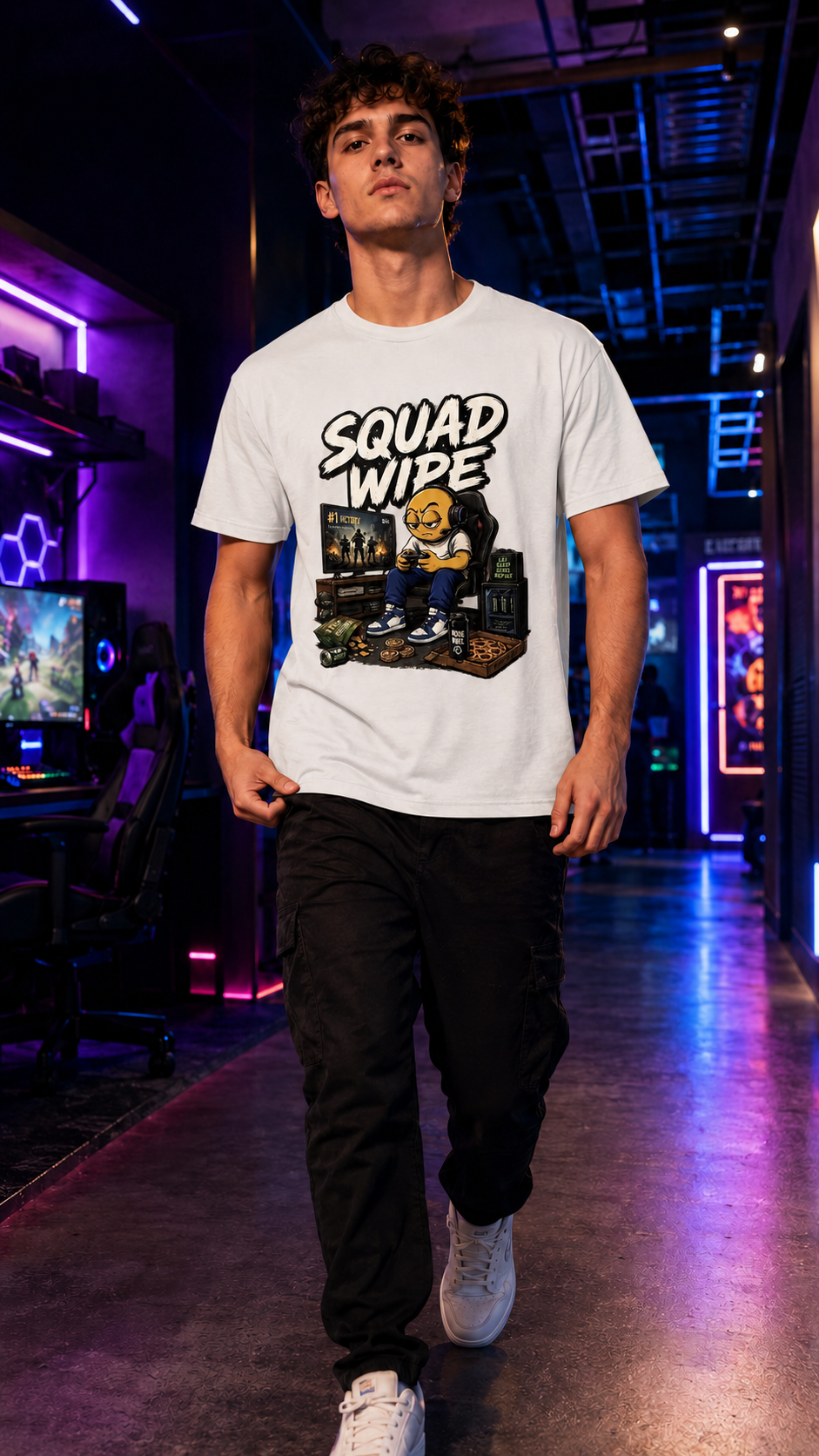 🎮 SQUAD WIPE GAMER T-SHIRT

Your squad. Your rules. No mercy. 🎮🔥