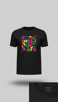 Graphic T-Shirt with Neon Print